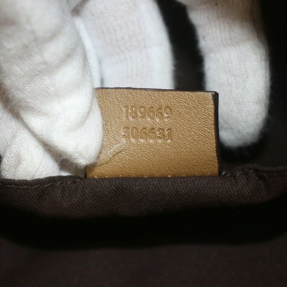 Gucci Tote Bag Gold PVC - Picture 9 of 11